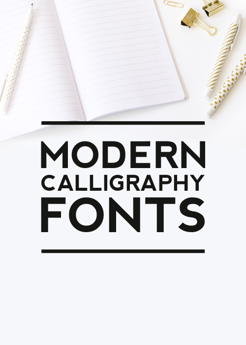 8 Trendy Modern Calligraphy Fonts You Must Know