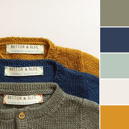 Color Love  Mustard & Navy - Designer Blogs