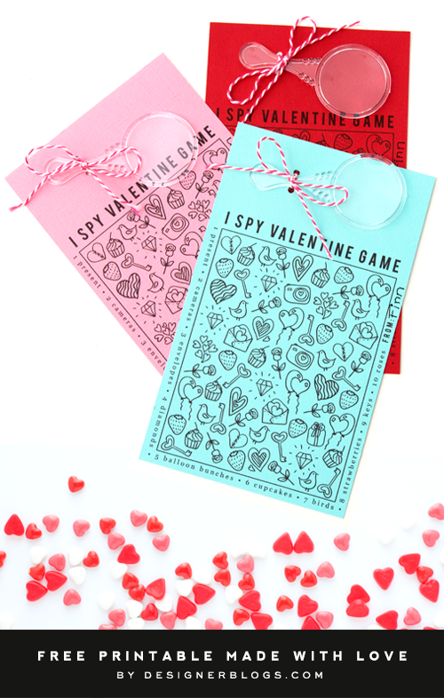 9 Free Printable Valentines Cards for Valentine's Day