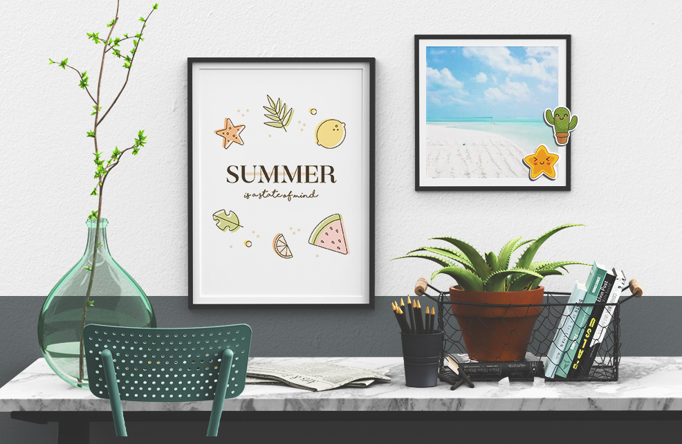 Free Summer Printable Poster - Perfect For Office Decoration - Designer  Blogs