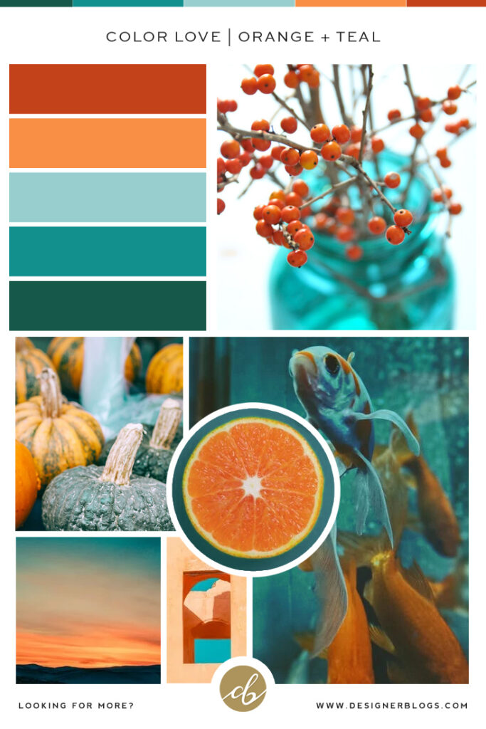 Love | Orange and Teal - DesignerBlogs.com