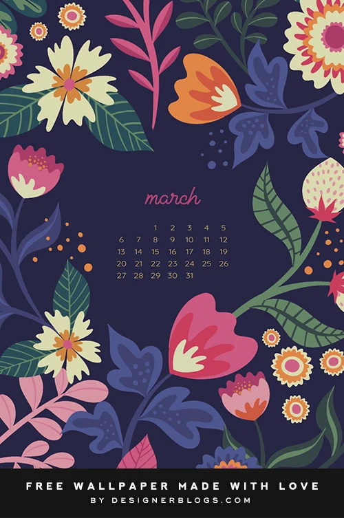 Download Minimalist March 2022 Calendar Wallpaper  Wallpaperscom