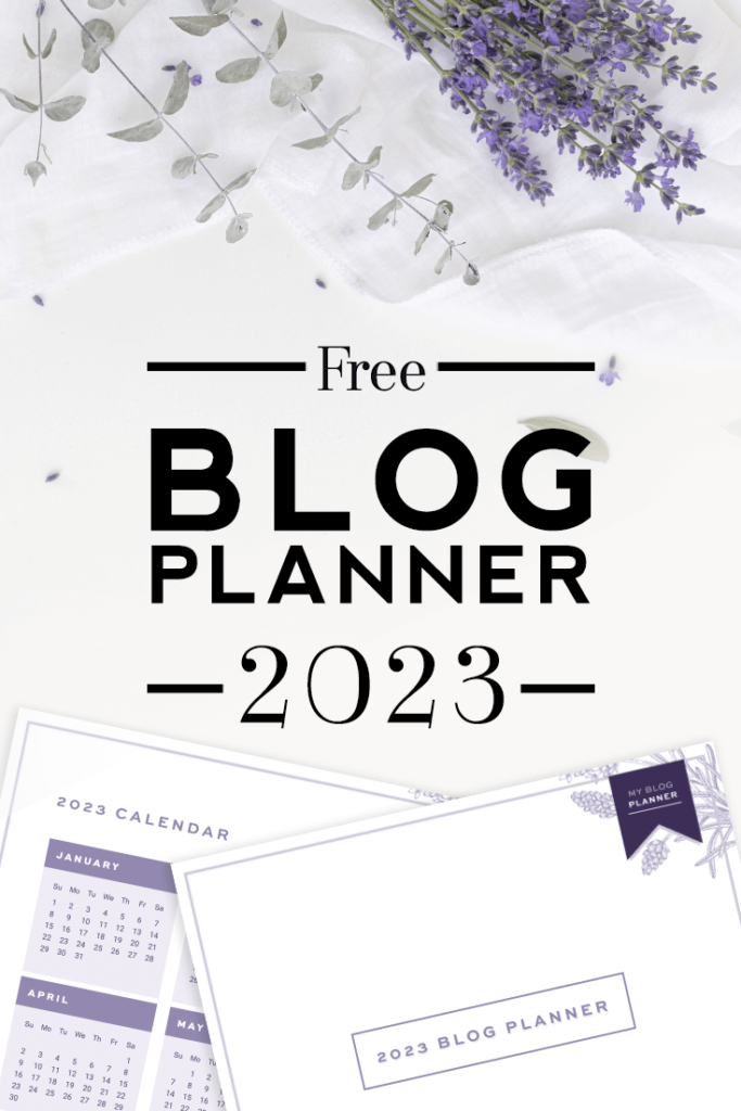 2023 Free Blog Planner Cover 683x1024 