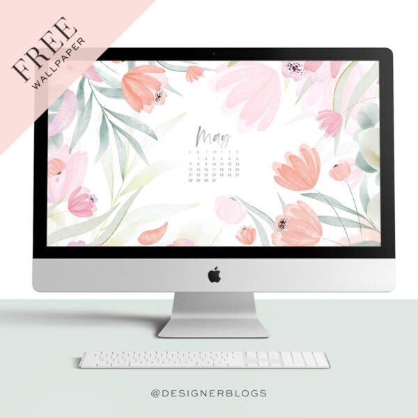 Free April Wallpaper - Designer Blogs