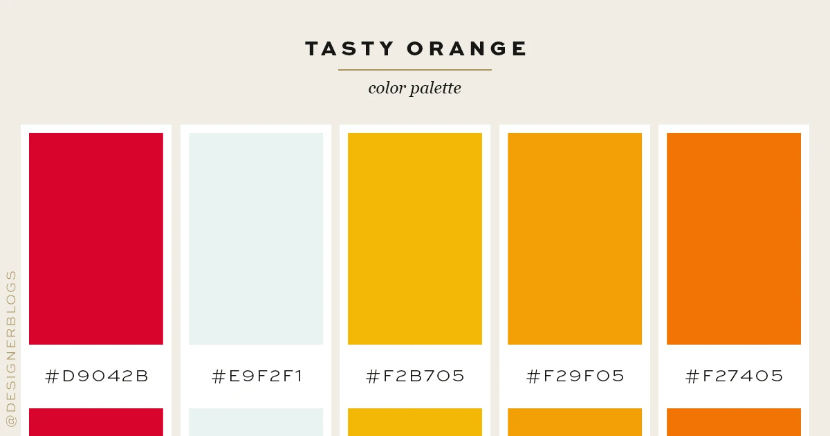 Color Love | Tasty Orange - featuring yellow, orange,red and blue